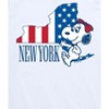 Boys' - Peanuts - Belle New York American Flag Short Sleeve Graphic T-Shirt - 2 of 4