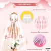 KatchOn, Glitter Bachelorette Party Decorations Set - Pack of 3 | Rose Gold Bride to Be Sash and Veil | Bridal Shower Decorations - 3 of 4