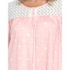 Casual Nights Women's Long Floral & Lace Henley Nightgown - 4 of 4