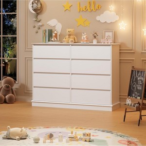 8 Drawer Dressers for Bedroom, Chest of Drawers with Deep Drawers - 1 of 4