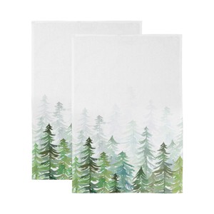 KAF Home Holiday Digitally Printed  Set Of 2 Kitchen Towels - 20" x 30" - 1 of 4
