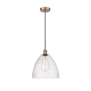 Edison Dome - 1 Light Cord Hung Mini Pendant In Industrial Style-13.75 Inches Tall and 12 Inches Wide - 1 of 1