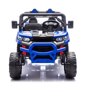 TopComfy Baby Walkers Two Seater Kids Ride On Dump Truck With Four Wheel Drive Kids Toy Kids Fun Gift for Kids, Blue, 51.97"*23.23"*12.4" - 1 of 4