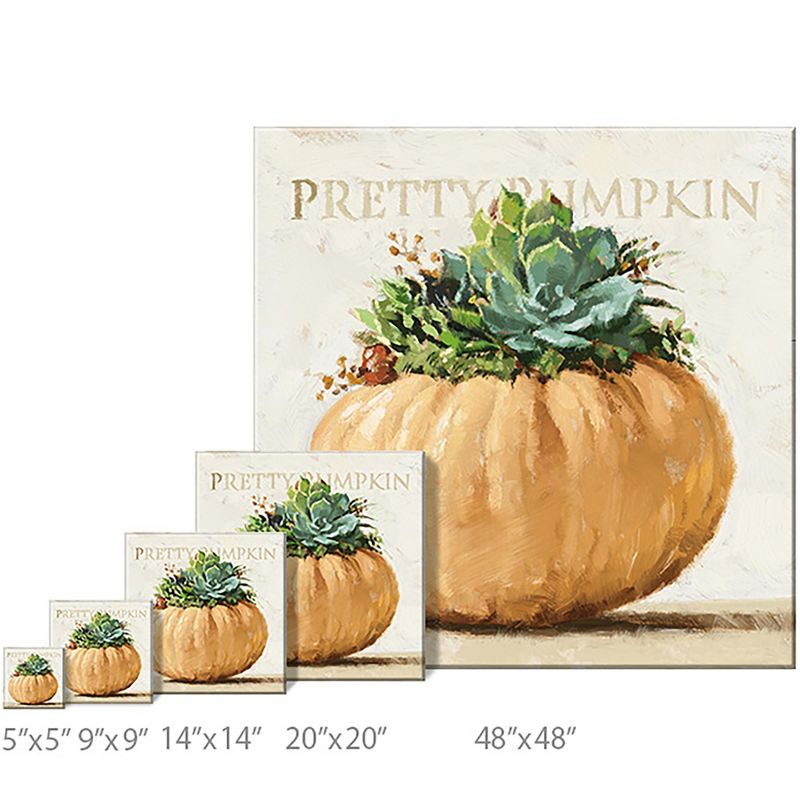 Sullivans Darren Gygi Pretty Pumpkin Canvas, Museum Quality Giclee Print, Gallery Wrapped, Handcrafted in USA, 2 of 6