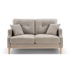 NicBex Modern Sofa Bed for Living Room,Loveseat with Waterproof Fabric and USB Charge for Bedroom,Living Room - 4 of 4