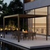 Mondawe 10X13FT Outdoor Louvered Aluminum Pergola with Adjustable Roof and Efficient Drainage System for Patio, Deck, Garden - 4 of 4