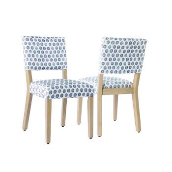 Set of 2 Open Back Dining Chairs - HomePop