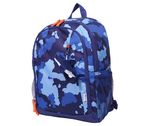 Crckt 15" Kids' Backpack - Blue Camo