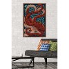 Trends International Lantern Press - Yachats, Oregon, Octopus Mosaic Framed Wall Poster Prints - 2 of 4