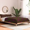 Deny Designs King Schatzi Brown Heidi Global Olive Comforter and Pillow Sham - 2 of 4