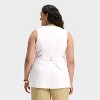 Women's Linen Blend Vest - A New Day™ - 2 of 3