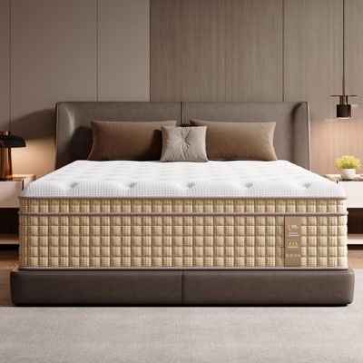 Vynxaria Serenity 12" Hybrid Innerspring Mattresses - Queen/King/Full Sizes