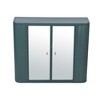 Okak Wall Mounted Bathroom Cabinet with Mirror Doors,Over the Toilet Storage Cabinet with Open Shelves, Storage Cabinet for Bathroom - 3 of 4
