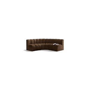 Meridian Furniture,Arc Velvet Modular Sofa - 1 of 4