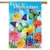 Briarwood Lane House Flag 40x28 For Outdoor Fluttering Butterflies Spring House Flag Flag For Spring House Flag - 2 of 4