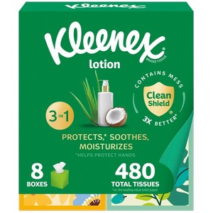 Kleenex Lotion 3-Ply Facial Tissue - 1 of 4