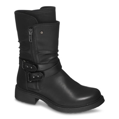 GC Shoes Brandy Zipper Motorcycle Boots