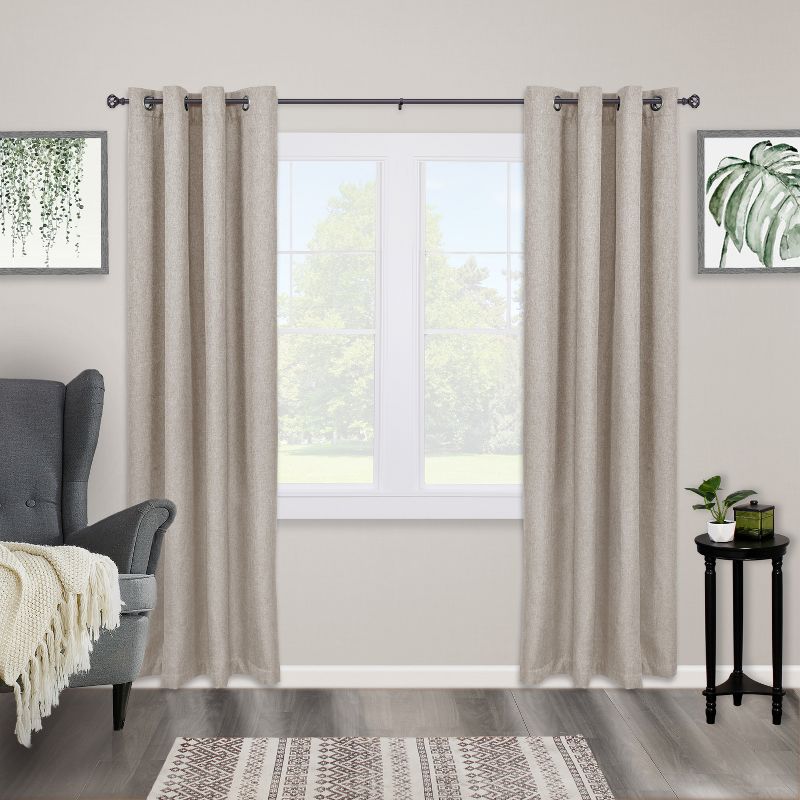 Kenney Agatha 5/8" Standard Decorative Window Curtain Rod, 3 of 5