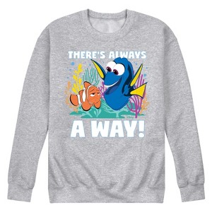 Men's - Disney - There's Always A Way Graphic Fleece Sweatshirt - 1 of 4