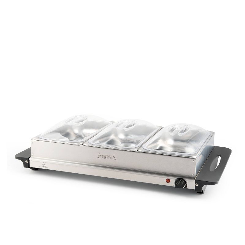 AROMA 7.5qt Warming Tray and Buffet Server, 2 of 9
