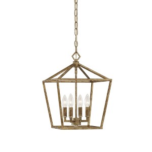Millennium Lighting Ritner 4 - Light Pendant in  Vintage Gold - 1 of 1