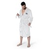 NCAA Georgia Bulldogs White Out Silk Touch Robe Large/XLarge - 2 of 4
