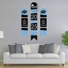 Big Dot of Happiness Light Blue Grad - Best is Yet to Come - Hanging Vertical Paper Door Banners - 2025 Grad Party Wall Decor Kit- Indoor Door Decor - 2 of 4