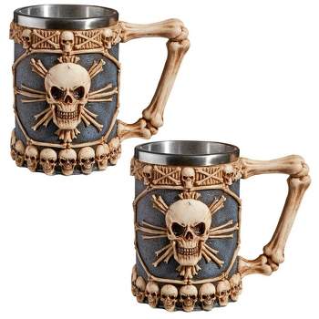 Skullduggery Tankard Mugs: Set of 2