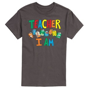 Men's - Dr. Seuss - Teacher I Am Books Short Sleeve Graphic T-Shirt - 1 of 4