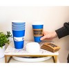 Silver Buffalo The Office Dunder Mifflin Disposable Paper Travel Cups With Lids | Set of 8 - 4 of 4