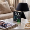 REGALWOVEN Digital Dimmable USB Charger Corded Electric Alarm Clock 3.5"Lx 1.0"Wx 4.7"H 1 Pc - 2 of 4