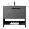 Fine Fixtures Phoenix Bathroom Vanity with White Ceramic Sink - Full Assembly Required - 2 of 4