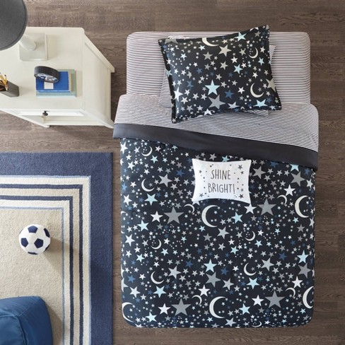 Midnight Dreams Bedding Set Charcoal - image 1 of 4