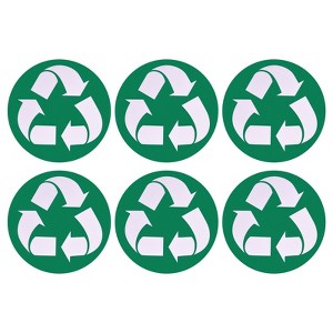 Unique Bargains Recycle Sticker Bin Labels Recycling Vinyl for Home Office Indoor Use - 1 of 4
