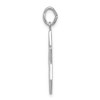 Black Bow Jewelry Rhodium Plated Sterling Silver Star of David Pendant, 19x21mm (3/4 In) - 2 of 4