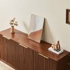 67" Modern Curved Wave Sideboard TV Stand,6-Door Storage Buffet Cabinet for Living Room Bedroom Kitchen,Large Capacity-Baofuwish - 3 of 4