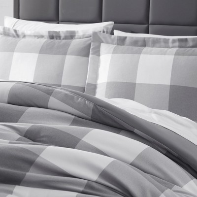 Queen White Microfiber Down Alternative Bed in a Bag Set