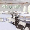 Big Dot of Happiness Boho Botanical Bride - Greenery Bridal Shower and Wedding Party Decorations - Mr and Mrs - Outdoor Letter Banner - 2 of 4