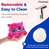 Petbobi Dog Toys Interactive Plush Giggle Ball Squeak Crazy Bouncer Toy for Pets, Blue - 4 of 4