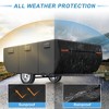 Unique Bargains Waterproof Camper Trailer Cover RV Cover - 2 of 4