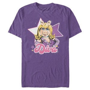 Men's The Muppets Diva Piggy T-Shirt - 1 of 4