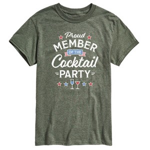 Men's - Instant Message - Cocktail Party Short Sleeve Graphic T-Shirt - 1 of 4