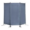 DOMETOUR 6 Ft Modern Room Divider, 3-Panel Folding Privacy Screen with Metal Standing, Portable Wall Partition, for Home & Office - 3 of 4