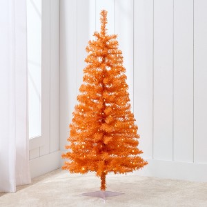 Best Choice Products Prelit Colored Christmas Tree, 4ft Artificial Tree Holiday Decor w/ LED Lights - 1 of 4