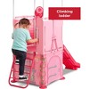 Radio Flyer Play & Fold Away Princess Castle, Portable Indoor/Outdoor Climbing Slide Fort Playhouse Playset Toy for Toddlers, Pink - 4 of 4