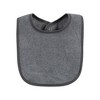 Hudson Baby Unisex Baby Rayon from Bamboo Bib with Waterproof Lining 10pk, Gray White, One Size - 4 of 4