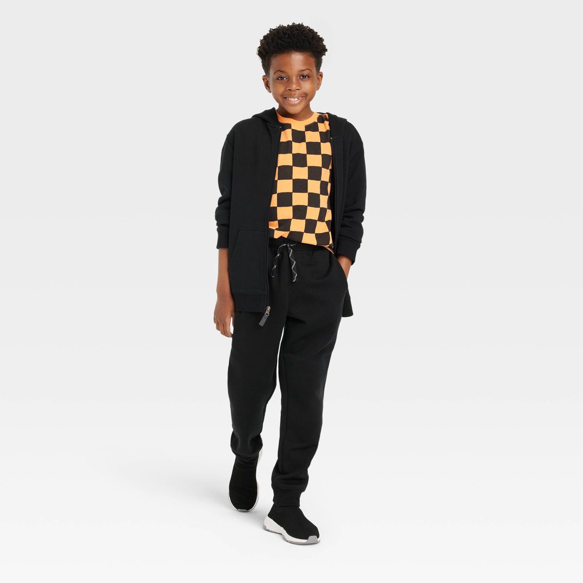 Boys' Fleece Zip-Up Sweatshirt - Cat & Jack™ - thumbnail 6