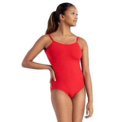 Capezio Black Women's Camisole Leotard With Clear Transition Straps, X-small  : Target
