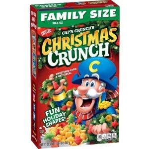 Cap'n Crunch Christmas Crunch Family Size Breakfast Cereal - 20.5oz - 1 of 4
