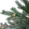 Northlight Real Touch™️ Pre-Lit Flocked Whistler Noble Fir Artificial Christmas Tree - 4.5' - Clear Lights - 2 of 4